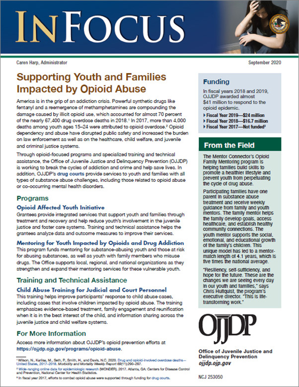 Supporting Youth and Families Impacted by Opioid Abuse