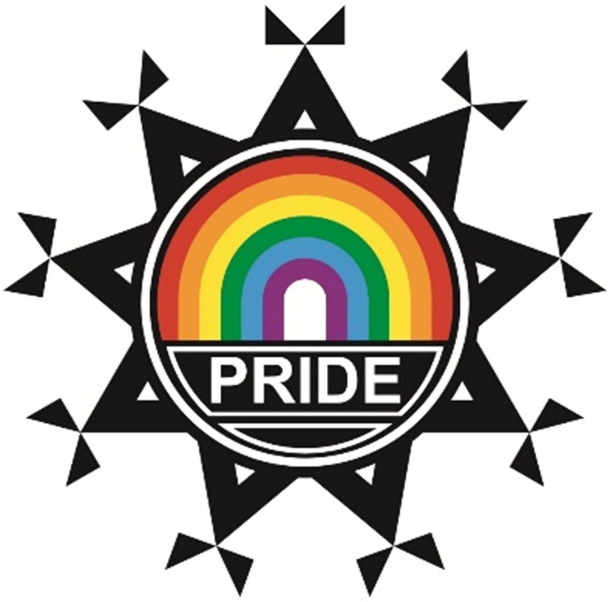 Logo designed by the Oglala Sioux Tribe to celebrate LGBTQ+ and Two-Spirit pride
