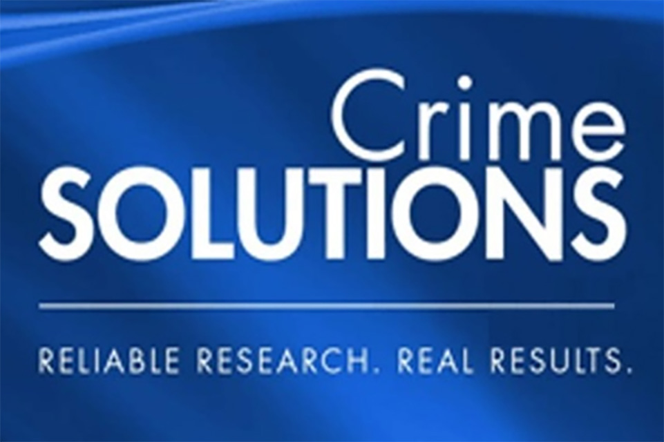 National Institute of Justice’s CrimeSolutions logo