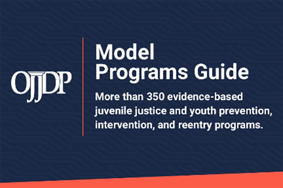 Logo for OJJDP’s Model Programs Guide