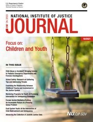 JUVJUST - NIJ Journal Issue No. 283, Focus on Children and Youth