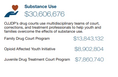 OJJDP FY21 Awards for Substance Use Programs and Initiatives 