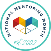 JUVJUST National Mentoring Month logo 