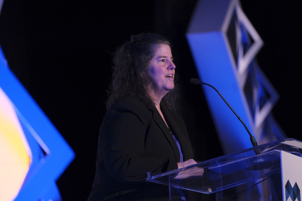 Administrator Liz Ryan delivering remarks at MENTOR’s 2023 National Mentoring Summit