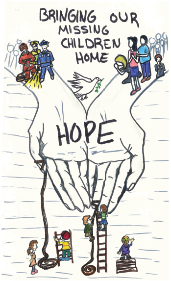 NCMD 2023 Winning Poster - Bringing Our Missing Children Home, Hope 