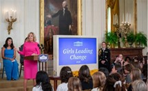 JUVJUST - First Lady Jill Biden hosts International Day of the Girl celebration at the White House