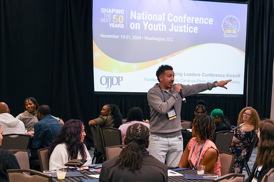 Photo of National Conference on Youth Justice session