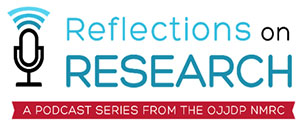 Reflections on Research Podcast logo