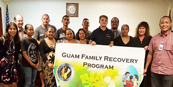 Photo of the Guam Family Recovery Program team 