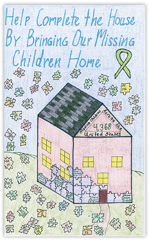 Madison Dozier from Reiley Elementary School in Alexandria, KY, won the 2019 Missing Children’s Day poster contest. Her artwork will inspire the poster and artwork for Missing Children’s Day next year