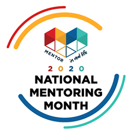 logo of 2020 Naational Mentoring Month