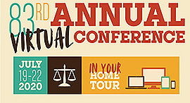 National Council of Juvenile and Family Court Judges 83rd annual virtual conference logo.