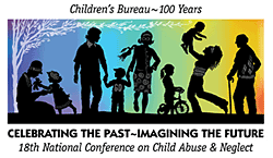 Logo for 18th National Conference on Child Abuse & Neglect