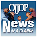 OJJDP News @ a Glance logo.