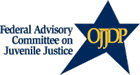 Federal Advisory Committee on Juvenile Justice logo.