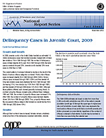 Cover of Delinquency  Cases in Juvenile Court, 2009.