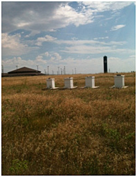 Photo of apiary  on Rosebud Sioux Reservation.