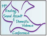Ending Sexual Assault and Domestic Violence Conference logo.