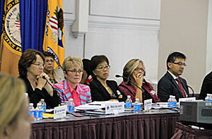 Photo of members of the Coordinating Council on Juvenile Justice and Delinquency Prevention.