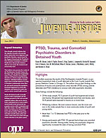 Cover of  PTSD, Trauma, and Comorbid Psychiatric Disorders in Detained Youth