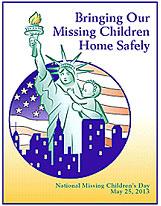 2013 National Missing Children’s Day poster.