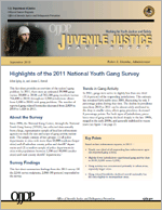 Highlights of the 2011 National Youth Gang Survey (Fact Sheet)