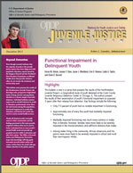 Functional Impairment in Delinquent Youth
