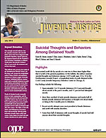 Cover of Suicidal Thoughts and Behaviors Among Detained Youth