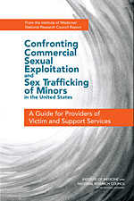 Confronting Commercial Sexual  Exploitation and Sex Trafficking of Minors in the United States cover page