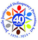 OJJDP 40 Years Anniversary logo
