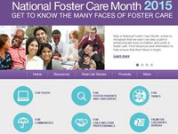 Children's Bureau Unveils National Foster Care Month Website