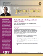 Violent Death in Delinquent Youth  After Detention