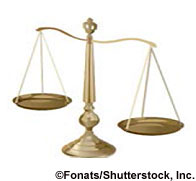 Image of scale of justice