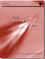 OJJDP Annual Report cover