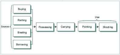 Figure 1. The Chain of Causation for Gun Violence