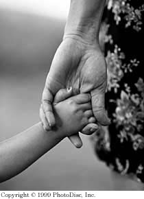 Holding hands