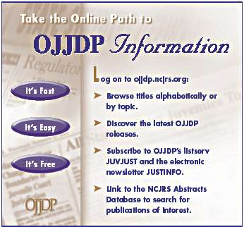 Take the Online Path to OJJDP Information