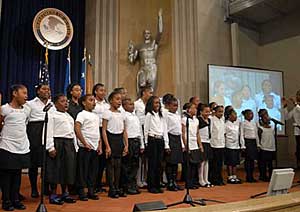 The Benjamin Orr Elementary School Choir
