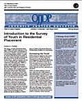 Introduction to the Survey of Youth in Residential Placement cover