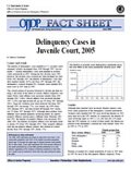 Delinquency Cases in Juvenile Court, 2005 cover