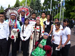 TYP youth attending Tribal Day, an event that featured nine federally recognized tribes in the State of Oregon. 
