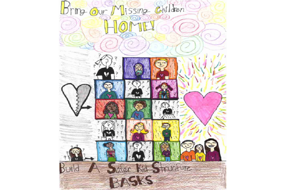 Oregon - This poster says Build Kids a Safe Structure and shows shows children in a safe place. Oregon - This poster says Build Kids a Safe Structure and shows shows children in a safe place.