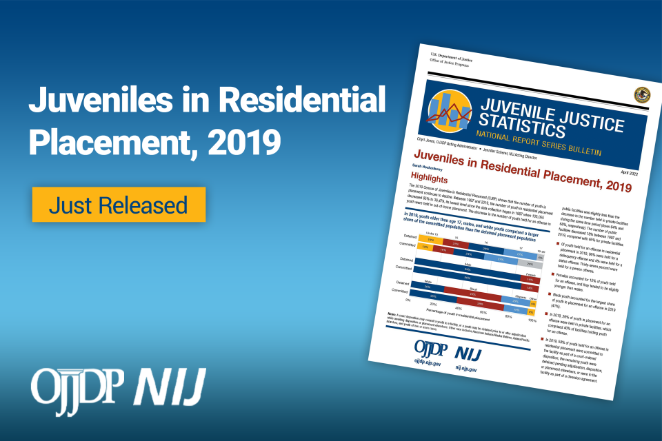 Juveniles in Residential Placement, 2019 - Just Released 
