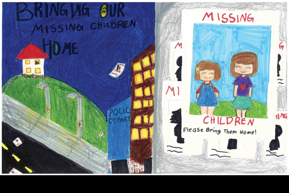 Winning poster for Puerto Rico - 2023 National Missing Children's Day Poster Contest