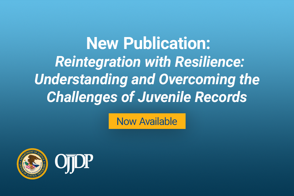 New Publication: Reintegration with Resilience: Understanding and Overcoming the Challenges of Juvenile Records