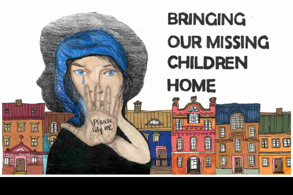 Winning poster for Colorado - 2024 National Missing Children's Day Poster Contest