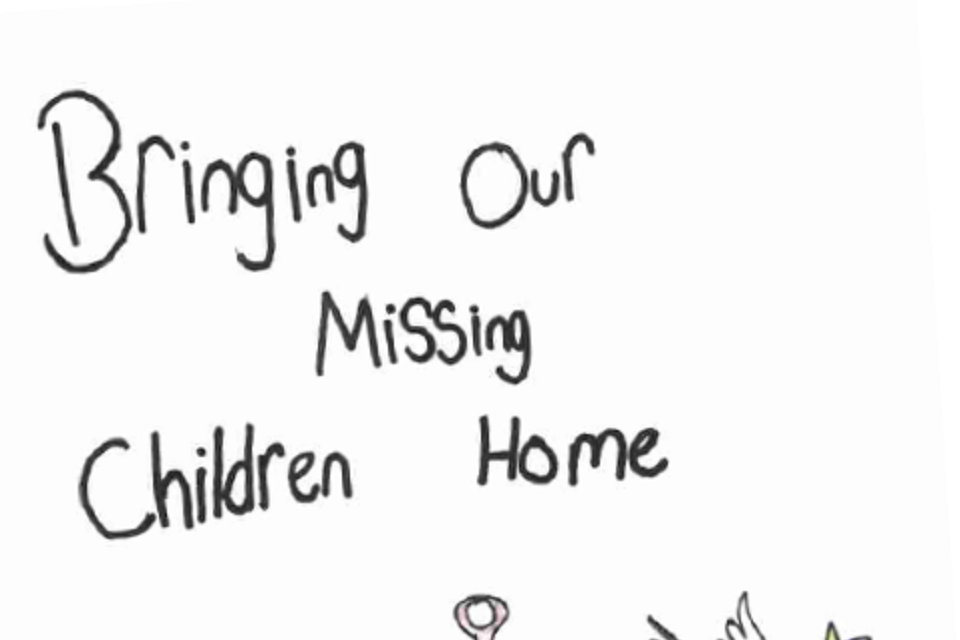 Winning poster for Pennsylvania - 2024 National Missing Children's Day Poster Contest