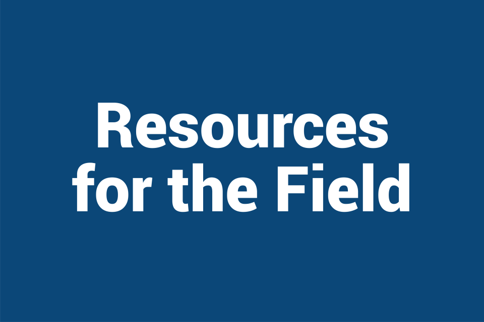 Resources for the Field - card