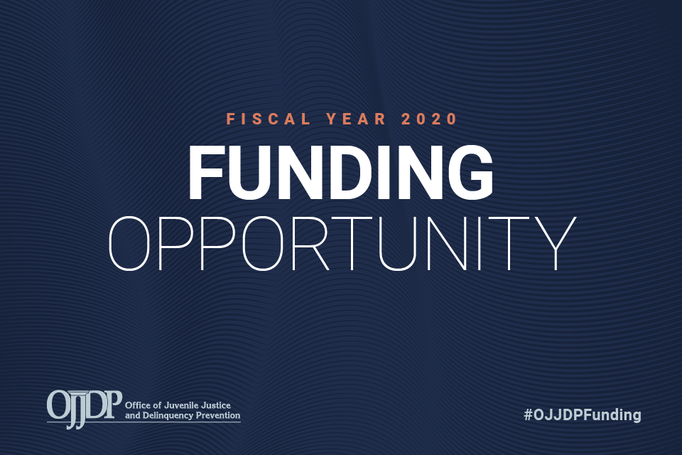 Fiscal Year 2020 OJJDP Funding Opportunity