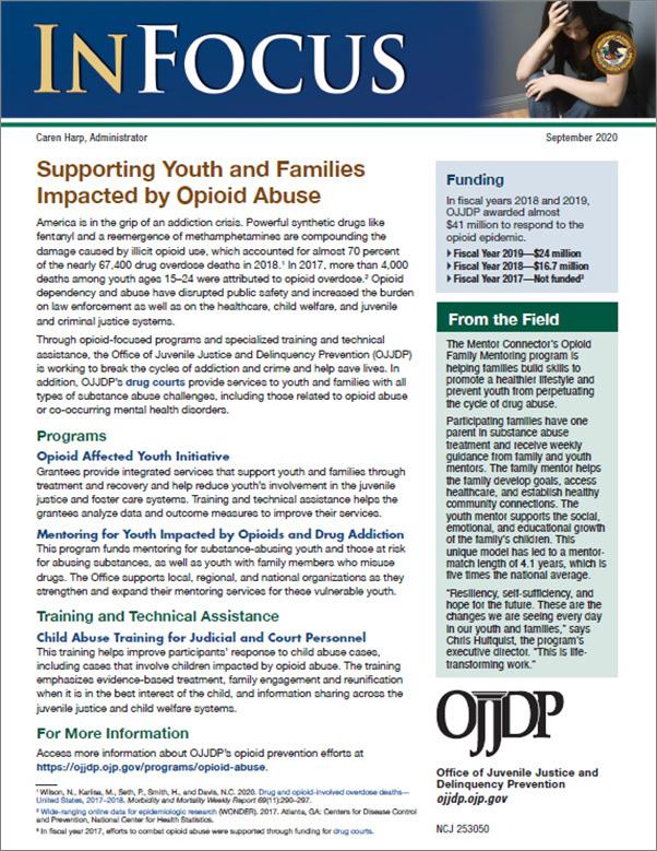 Supporting Youth and Families Impacted by Opioid Abuse